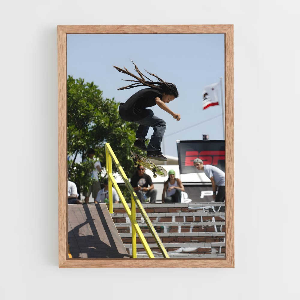 Poster Skate Night – affiche Skateboard (vue 4)